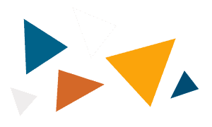 colorful triangles icon graphic